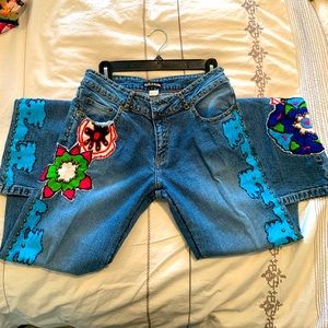 Basil & Maude Embroidery jeans